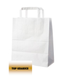 PAPIEROVÁ TAŠKA BIELA, 22 x 11 x 33,5