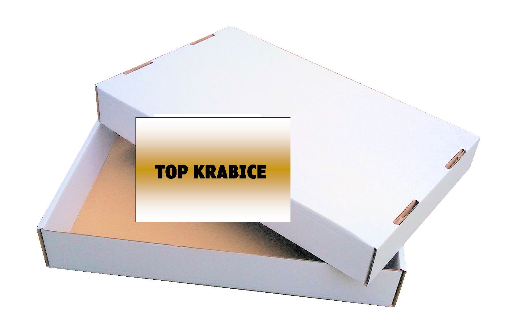 Krabica na zákusky a torty 540x370x09mm BIELA  T10 