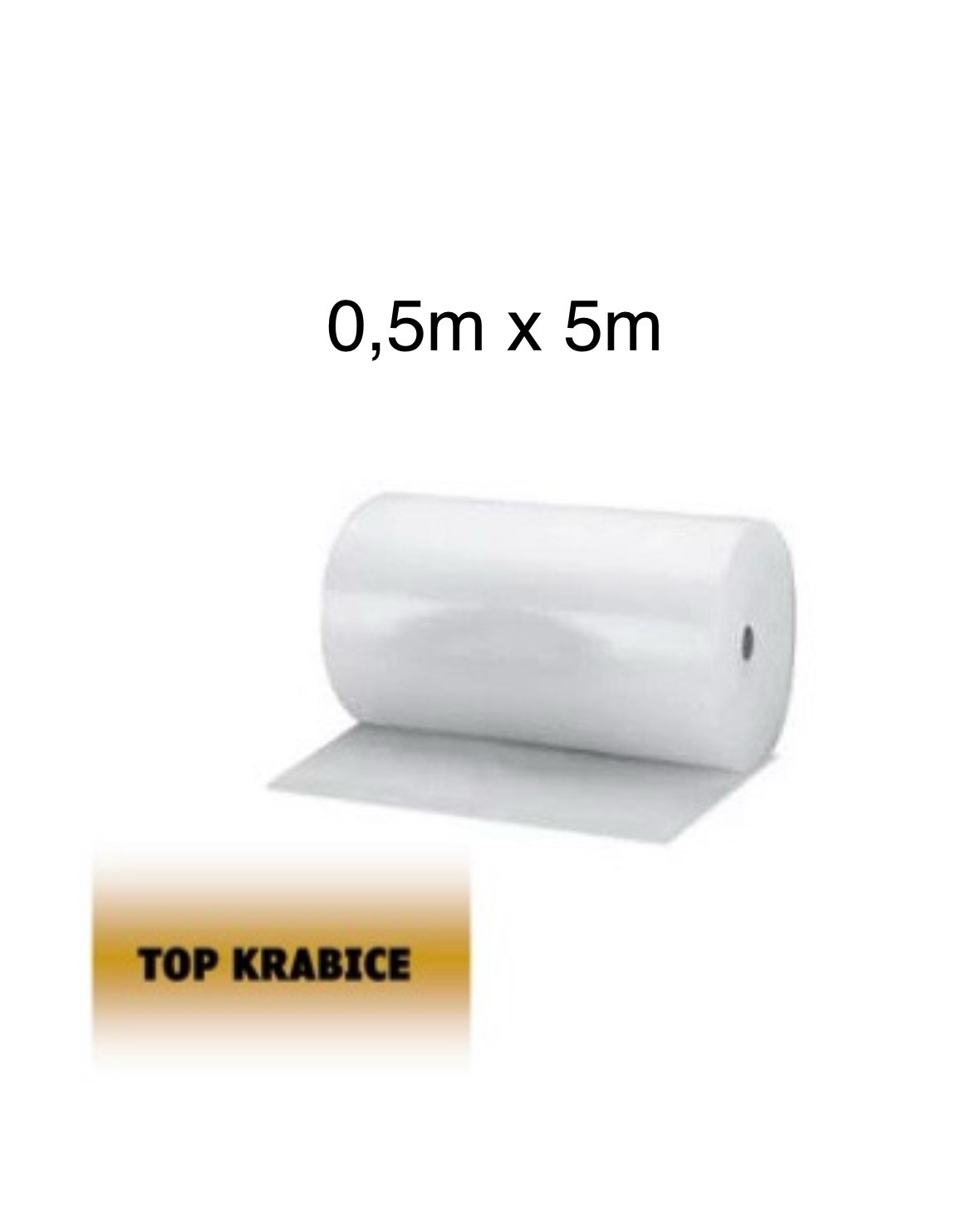 Bublinková fólia 0,5 x 5 m - malá rolka 