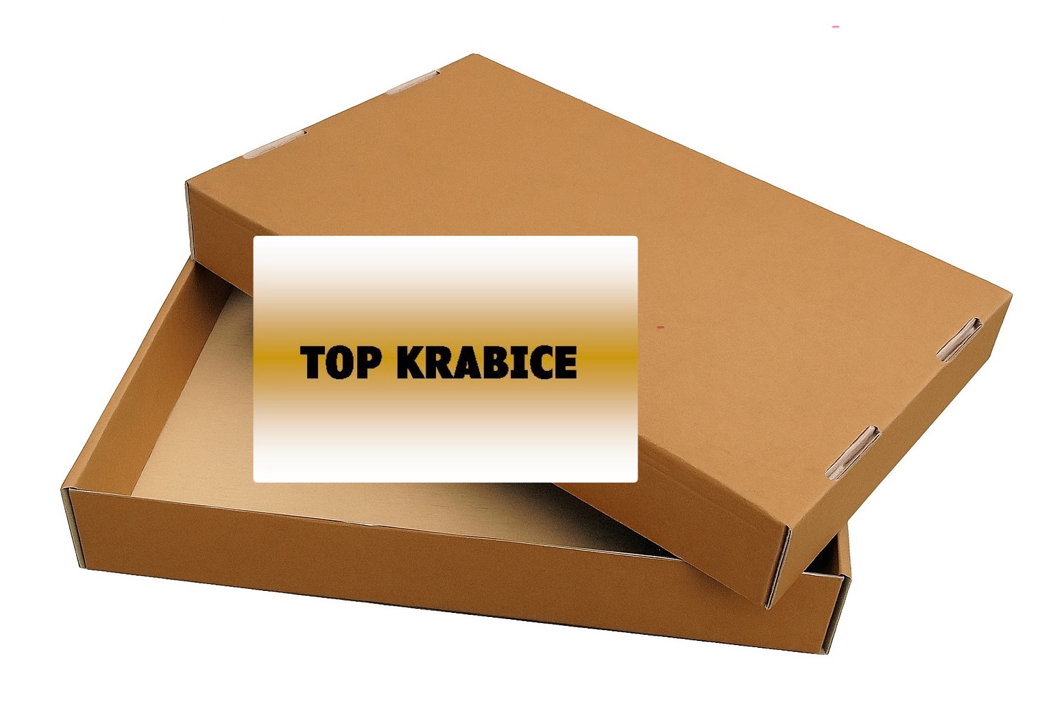 Krabica na zákusky a torty 540x370x90mm HNEDÁ T10 