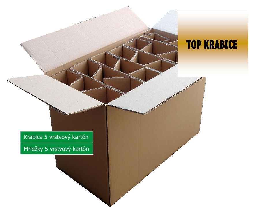 Krabica na víno (18 fl.), 550x275x390 mm, 5VL,+mriežky (B)