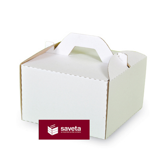 Zákusky a torty 200x170x100mm Biela (T1)